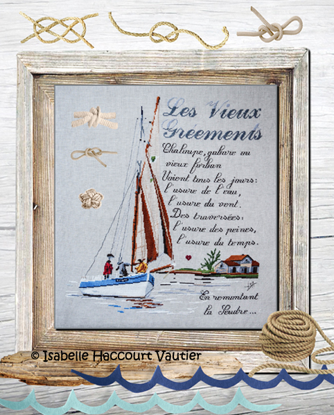 Схема для вышивания Isabelle Vautier - ISA20 Les Vieux Greements / Старые такелажи