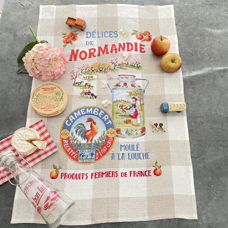 Delices de Normandie / Вкусы Нормандии - кухонное полотенце Les brodeuses parisiennes / Парижские вышивальщицы