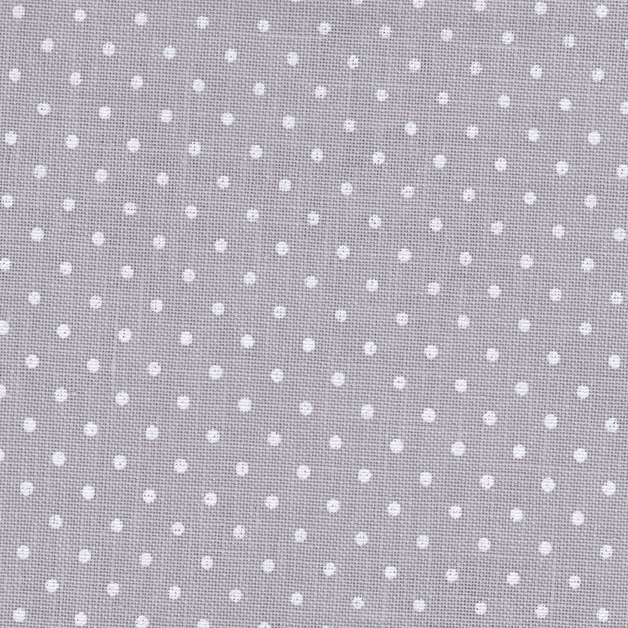 32 ct Belfast Petit Point 3609/7349 (серый в белый горошек) Gray linen/white dots