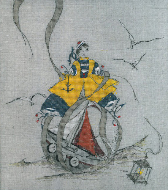 Soizic - Le petit marin / Маленький моряк, схема для вышивания крестом